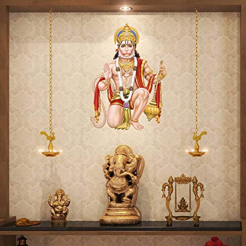 Vinyl Religious Wall Sticker Multicolour Vinyl Medium Size Pack of 1 Sticker 50cm or 70cm, Standard