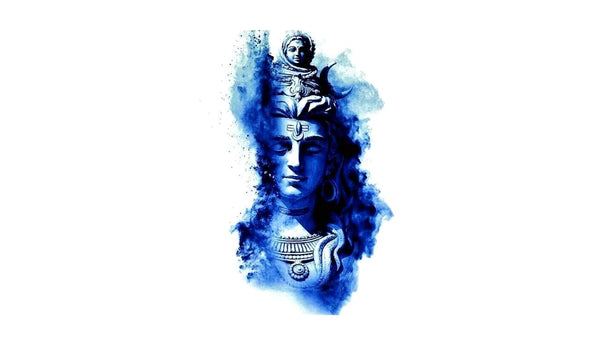 Vinyl Shiv Ji Wall Sticker for Living Room/Bedroom/Office and All Decorative Stickers, Pack of 1
