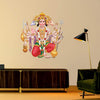 Wall Sticker Print Panchpukhi Hanuman Pack of 2 Large Sticker Multicolor Vinyl