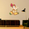 Vinyl Wall Stickers 1.96 x 20.86 x 1.96 Inches, Multicolour (Model Number: White Glossy Vinyl-0051)