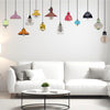 Vinyl Hanging Lamps Wall Reusable Self-Adhesive Sticker (59.05X0.39X23.62 Inches, Multicolour)