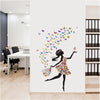 Vinyl New Modern Art & Trendy Wall Reusable Self-Adhesive Sticker s For Home Decoration, Living Room, Bedroom Size Large-A1426