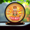 Lord Brahma Ji Idol for Car Dashboard and Home Decorative Showpiece