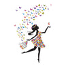 Vinyl New Modern Art & Trendy Wall Reusable Self-Adhesive Sticker s For Home Decoration, Living Room, Bedroom Size Large-A1426