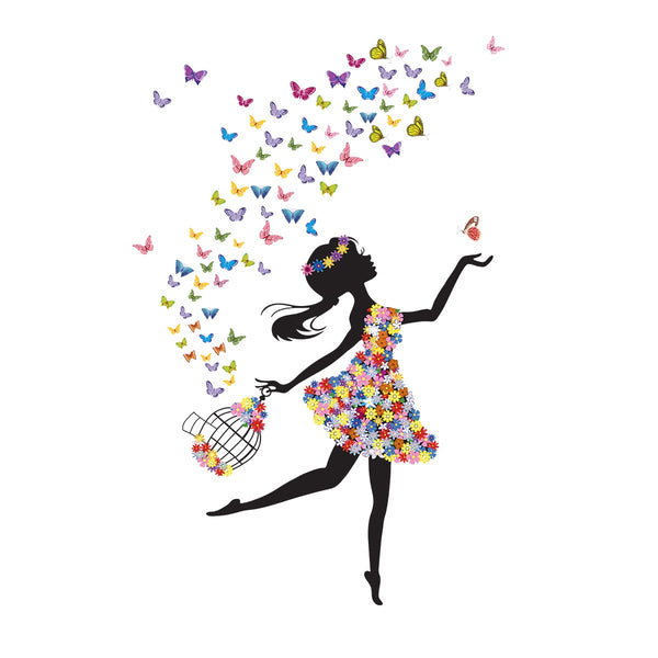 Vinyl New Modern Art & Trendy Wall Reusable Self-Adhesive Sticker s For Home Decoration, Living Room, Bedroom Size Large-A1426