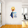 Vinyl Religion, Quotes Decal Om Navah Shivaya Medium Size Wall Sticker (Wall Coverage Area 80 cm X Width 50 cm)