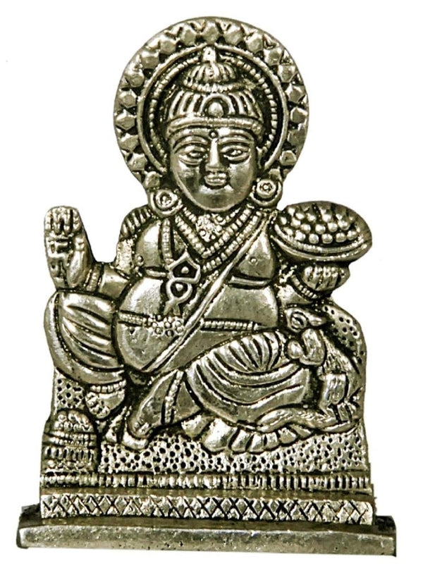 Lord Kuber Ji Idol in Panchdhatu for Puja