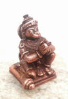 Handcrafted copper idol of Lord Hanuman, showcasing strength and devotion, perfect for home or office altar.