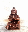 Handcrafted copper idol of Lord Hanuman, showcasing strength and devotion, perfect for home or office altar.