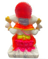 Handmade marble Lord Ganesha idol in off-white, intricately detailed, symbolizing wisdom and prosperity, ideal for home decor and altars