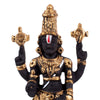 Handcrafted Lord Venkateswara statue made of resin, measuring 7L x 7.5W x 14H cm, symbolizing blessings and divine energy for home or altar decor