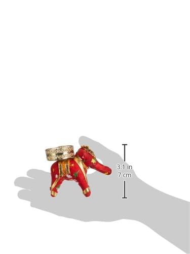 Handcrafted Recycled Material Elephant Tealight Candle Holder for Diya Home Decoration