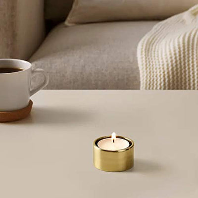 Metal Tealight Holder - Gold