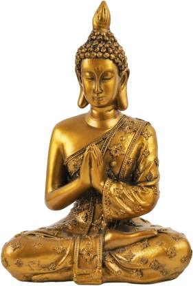 Meditation Buddha Idol Statue Showpiece for Home Office Living Room Table Decor