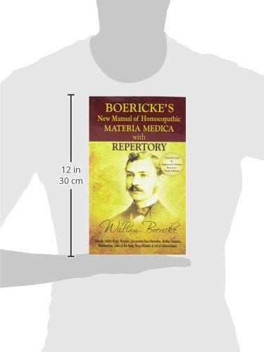 Boericke's New Manual of Homeopathic Materia Medica with Repertory by Garth W. Boericke [Hardcover]