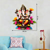 A vibrant 3D Ganesha wall sticker featuring intricate details, perfect for enhancing home decor with spirituality.