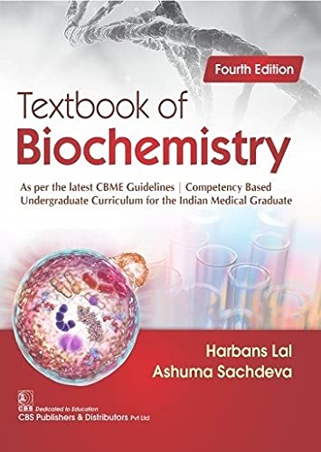 Textbook Of Biochemistry By Harbans Lal, Ashuma Sachdeva Paperback – January 2021
