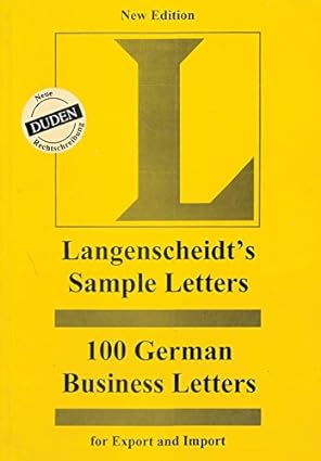 100 German Business Letters by Birgit Abegg [Paperback]