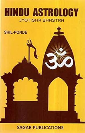 HINDU ASTROLOGY by SHIL-PONDE [Paperback]