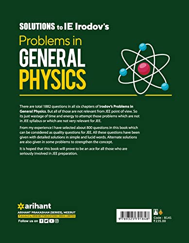 Solution to IE Irodov's Problem In General Physics by DC Pandey [Paperback]