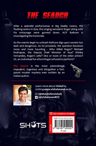 The Search: A Perfect Murder Mystery by Vishal Anand [Paperback]