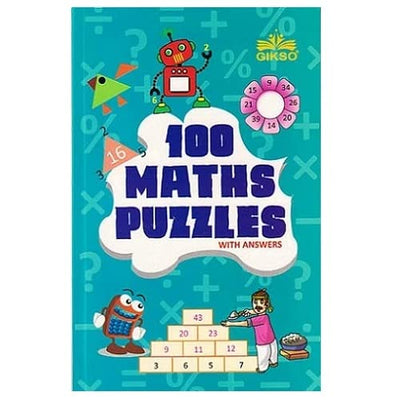GIKSO 100 Maths Puzzles Book [Paperback]