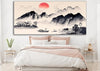 Canvas Print Hill for Living Room | Bedroom | Drawing Room & Office Walls (Canvas Print, Painting, wallpainting, 48x24 inch) unframed canvas painting