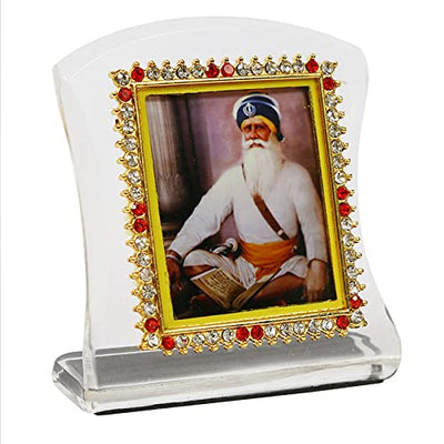 Baba Deep Singh Ji Idol Acrylic Showpiece Figurine for Car Dashboard, Home & Office Decor