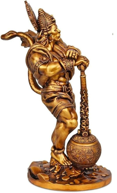 Hindu Gods : Hanuman Ji Bahubali Idol for Home Decor. Pooja Room, Bedroom, Office Table Showpiece