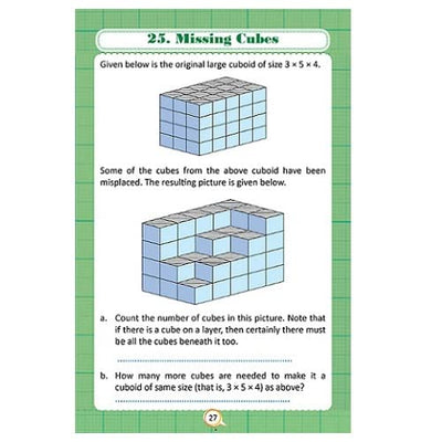 GIKSO 100 Maths Puzzles Book [Paperback]