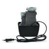 Decorative 3 Pots Polyresin Water Fountain for Home Decoration