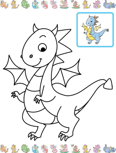 My First Dragon Colouring Book by Team Pegasus [Paperback]