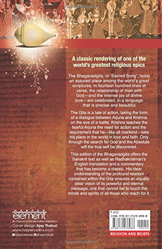 The Bhagavadgita by S. Radhakrishnan [Paperback]
