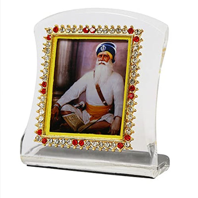 Baba Deep Singh Ji Idol Acrylic Showpiece Figurine for Car Dashboard, Home & Office Decor