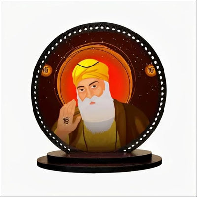 Guru Nanak Dev Ji Idol for Car Dashboard and Home Tabletop