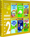 All set to Read- A Phonic Reader- Level 2 ( 6 books) by Om Books Editorial Team [Paperback]