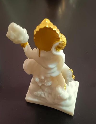 Hindu Gods : Hanuman Ji with Sanjeewani Pahad Idol for Pooja Room, Home, Temple, Office Decor & Diwali Gift