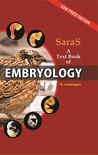 A Text Book of Embryology by N Arumugam [Paperback]