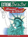 Around the World Extreme Dot to Dots for Adults by Dreamland Publications [Paperback]
