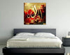 Canvas Print Islamic Arabic Wall Painting for Perfect Home Decor- Unframed (23 x 23 Inch)