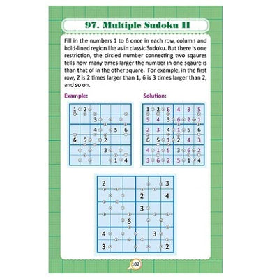 GIKSO 100 Maths Puzzles Book [Paperback]