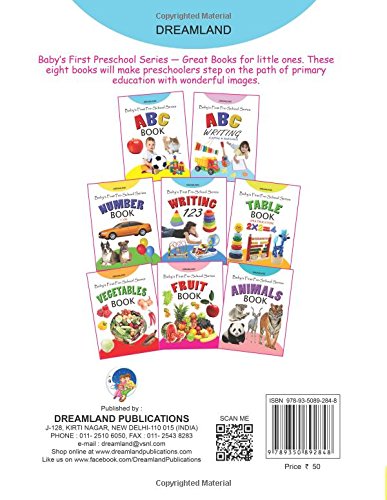 ABC Learning A to Z Book for Children Age 2 -4 Years by Dreamland Publications [Paperback]