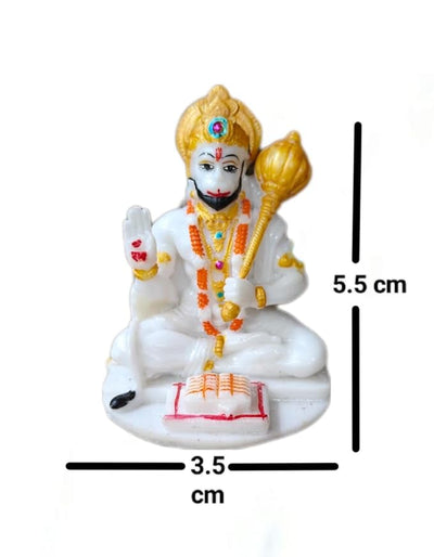 Hindu Gods : Hanuman Ji Murti for Home, Office, Pooja Temple Showpiece