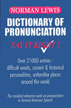 Dictionary of Pronunciation by Norman Lewis [Paperback]