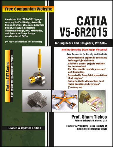 CATIA V5-6R2015 for Engineers and Designers by Sham Tickoo [Paperback]