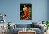 Canvas Print Raja Ravi Varma Canvas Paintings, King Dhusyant, Indian Art, Famous Artist Paintings, Canvas painting for Wall Decoration, Living room, Bedroom, Hall, Unframed, Fabric, Size- 12 X 9 inches.