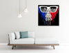 Canvas Print| Je Suis Paris| Abstract Art Unframed painting for Home décor|size - 13X13 Inches.