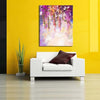 Canvas Print Spring Purple Flowers Wisteria D2 | Unframed Canvas Painting for Bedroom & Living Room | 16 x 19.5 inch (41 x 50 cms)