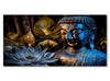 Canvas Print Unframed Rolled Art Print||Lord Buddha Canvas Wall Art Print for Home Décor And Office||Unframed canvas Painting For Wall decor||Home wall and Office Interior