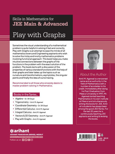 Skills in Mathematics for JEE Main and Advanced by Amit M. Agarwal [Paperback]